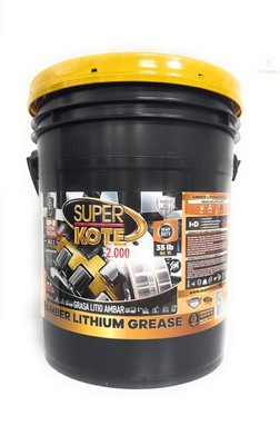 Lithium Grease Multipurpose Superkote 2000 /Amber  and Tacky /EP 2/NLGI 2/ 35lb