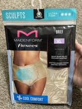 Maidenform Flexees Shape-wear Brief XL Beige