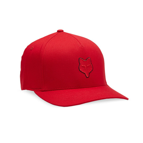 Fox Racing Fox Head Flexfit Hat (Flame Red) (Large/X-Large) 31622-122-L/XL