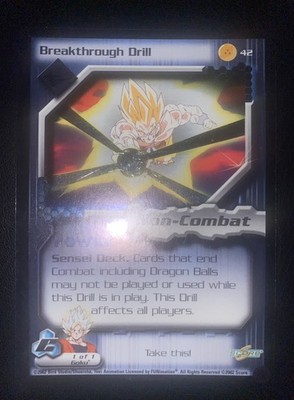 Score DBZ CCG Breakthrough Drill 42 Uncommon Limited Alt Foil SSj Goku CCPPII