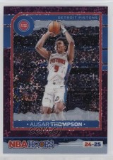 2024-25 Panini NBA Hoops Premium Purple Winter Prizm Ausar Thompson #137 1h1n