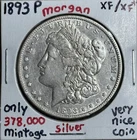 1893-P Morgan Silver Dollar XF +🔥Monster Key Date🔥378,000 Minted🔥SEE VIDEO
