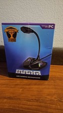 Bugha LED Light up gaming universal Mic Xbox PS4 PC adjustable microphone