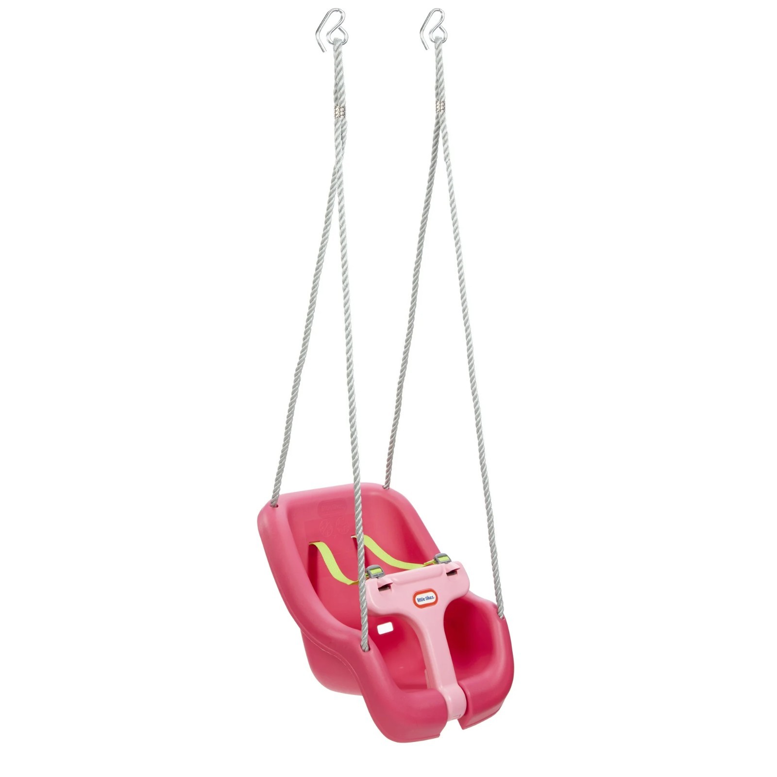 Little Tikes 2-in-1 Snug & Secure Swing High Back Toddler Baby Swing Magenta