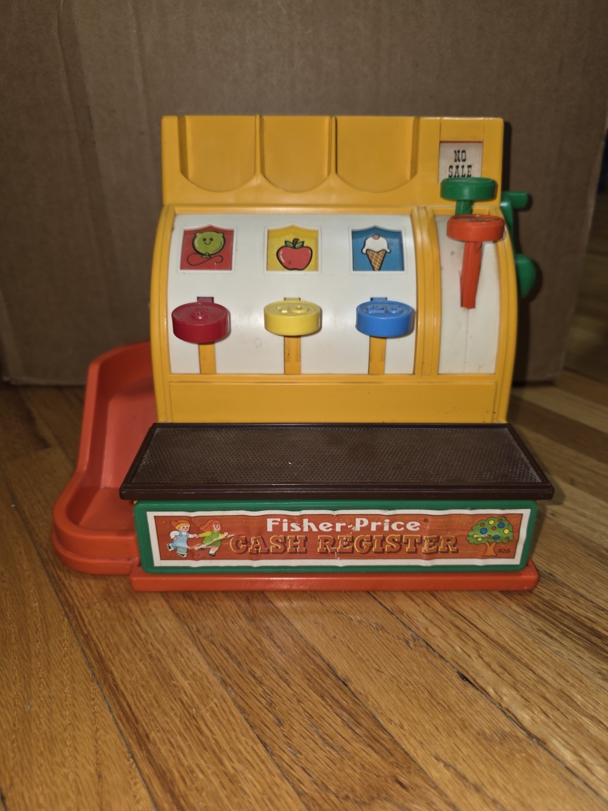 как выглядит Fisher-Price Vintage Cash Register Preschool Toy MPN 926 Classic фото