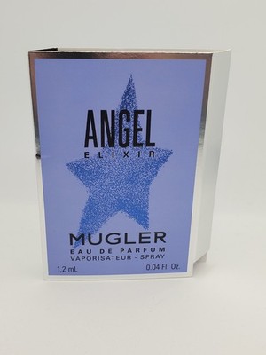 Thierry Mugler Angel Elixir 0.04 oz 1.2 ml EDP Sample Spray Vial NEW IN CARD