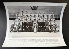 1950-51 Toronto Maple Leafs Stanley Cup Team Issued Photo NHL Hockey Barilko