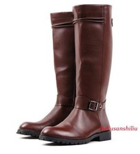 Stivali equitazione uomo al ginocchio stivali equitazione stivali militari scarpe ecopelle