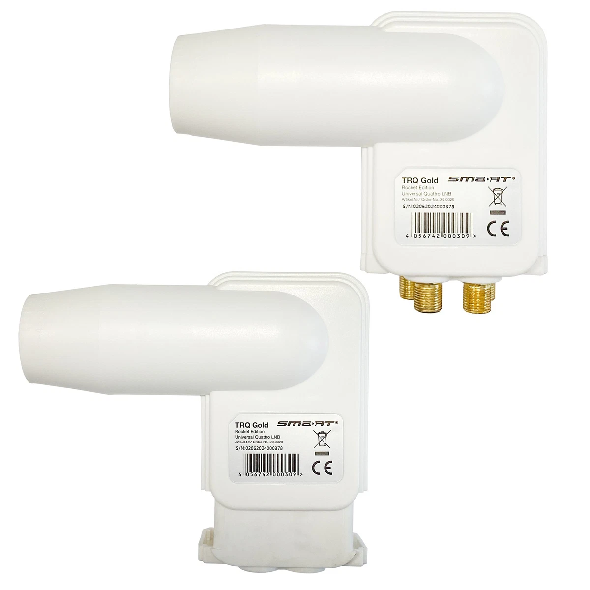 Original Smart Titanium Rocket LNB Multifeed para multiinterruptor 4K Quattro 3° HD