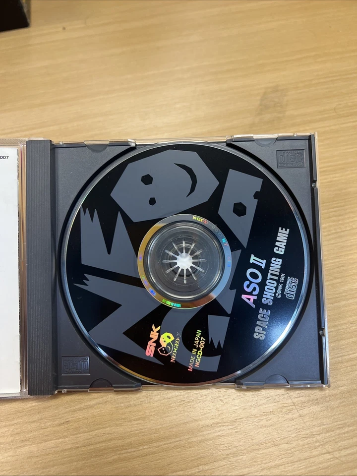 ASO 2 Neo Geo CD Last Guardian with Spine Card and Manual Japanese - Image 3 of 4