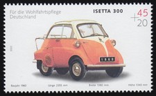 2289 Welfare Vintage 45+20 C BMW Isetta 300, MNH **