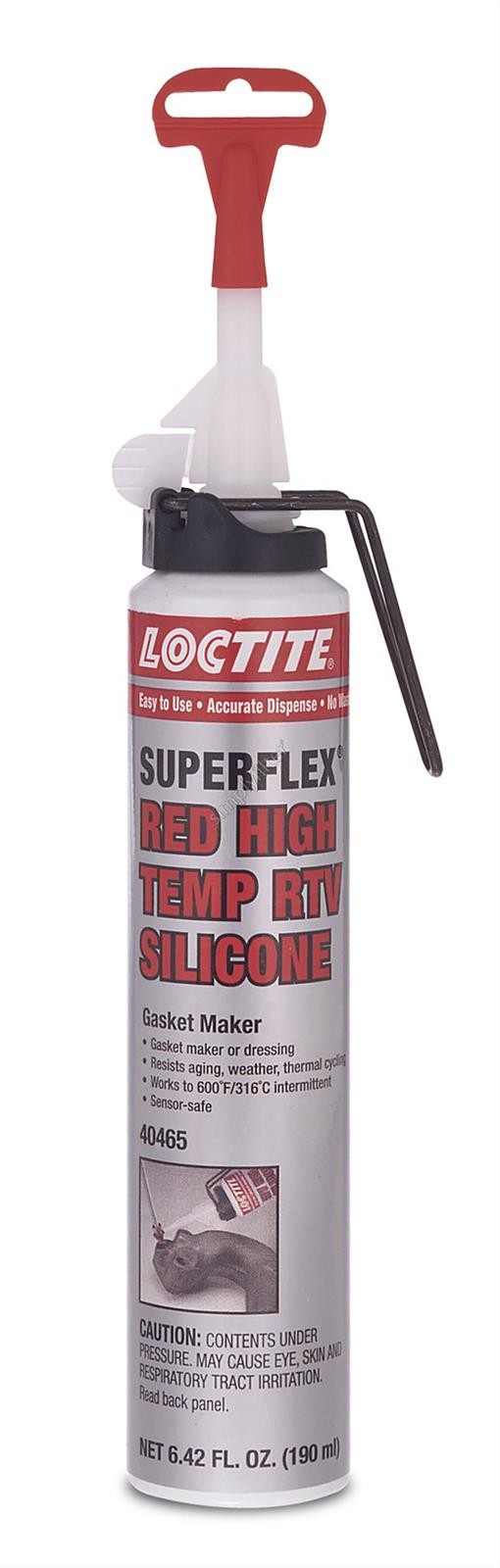 Loctite 190ml Superflex Red High Temp RTV Silicone Sealant 2638165