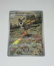 Pokemon Card TCG Beautifly 219/217 Ascended heroes Secret Rare Full Art Holo NM