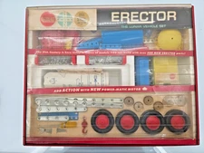 Vintage Boxed Gilbert Erector Set The Lunar Vehicle A.C Company Space Gift rare