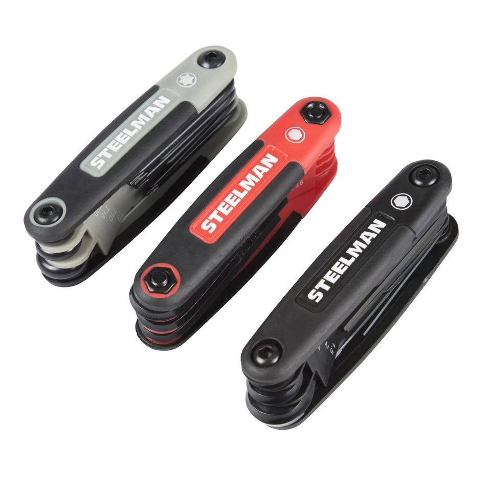 Steelman 25 Key Hex Key Allen Wrench Set SAE Metric Torx 3 Pc Combo 41928 - Image 3 of 4