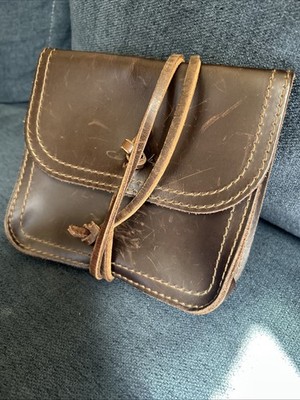 Saddleback Leather Co. Leather Cable Bag Organizer Pouch Brown