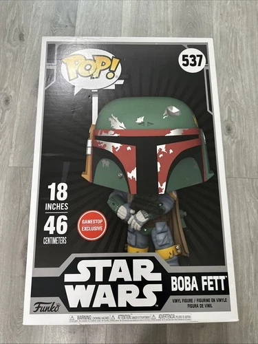 Funko Pop! Vinyl Mega 18 in: Star Wars - Boba Fett - GameStop (Exclusive) #537