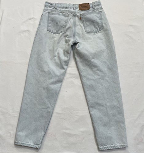 Vintage Levi’s 550 Relaxed Fit Tapered Light Wash Jeans Denim Blue Cotton USA - Picture 8 of 8