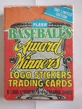 1987 Fleer Limited Edition Baseball AWARD WINNERS 44 Card Boxed Set SEALED