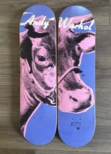 Alien Workshop x Andy Warhol x Iconic Collection x Skateboard Deck x Cow x Pair