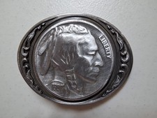 1988 Siskiyou Belt Buckle Williams Oregon N-80 Inian Head Nickel New In Box