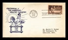 US COVER POULTRY INDUSTRY CENTENNIAL FIRST DAY ISSUE SCOTT 968