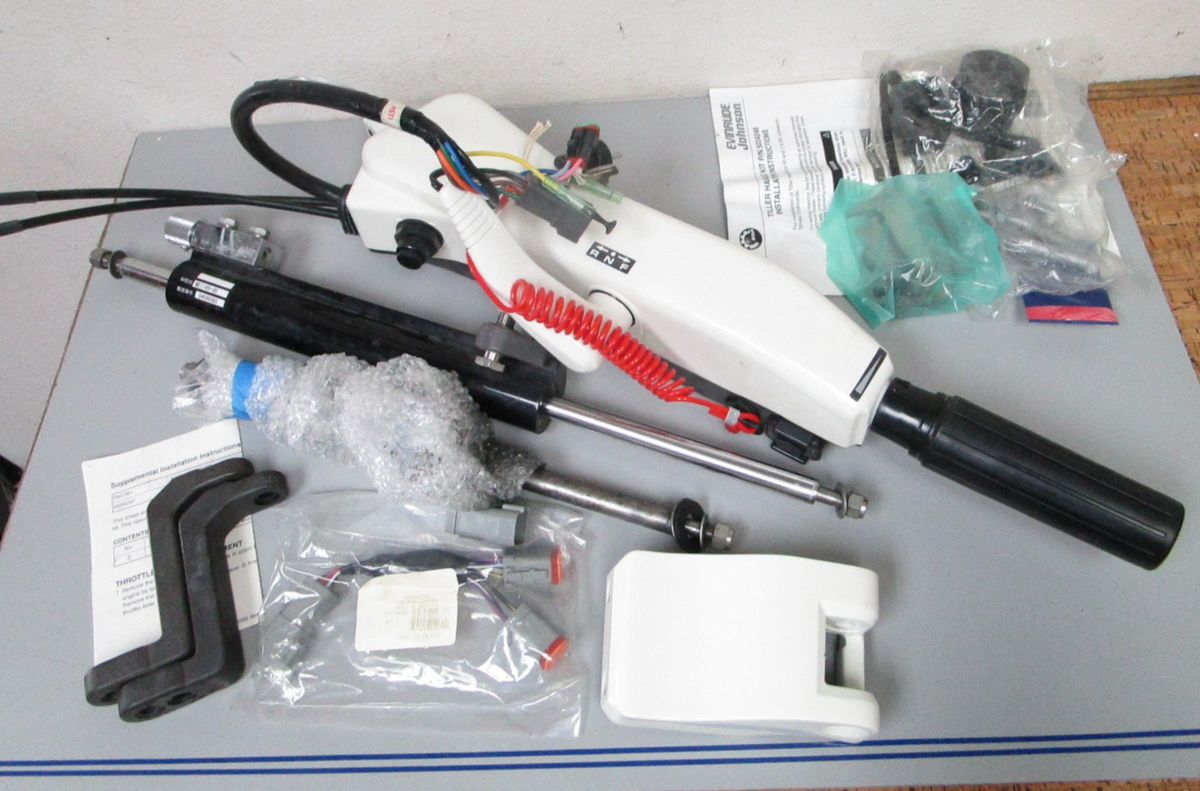 NEW OEM* Suzuki Evinrude 90 115 Tiller Handle Upgrade Conversion