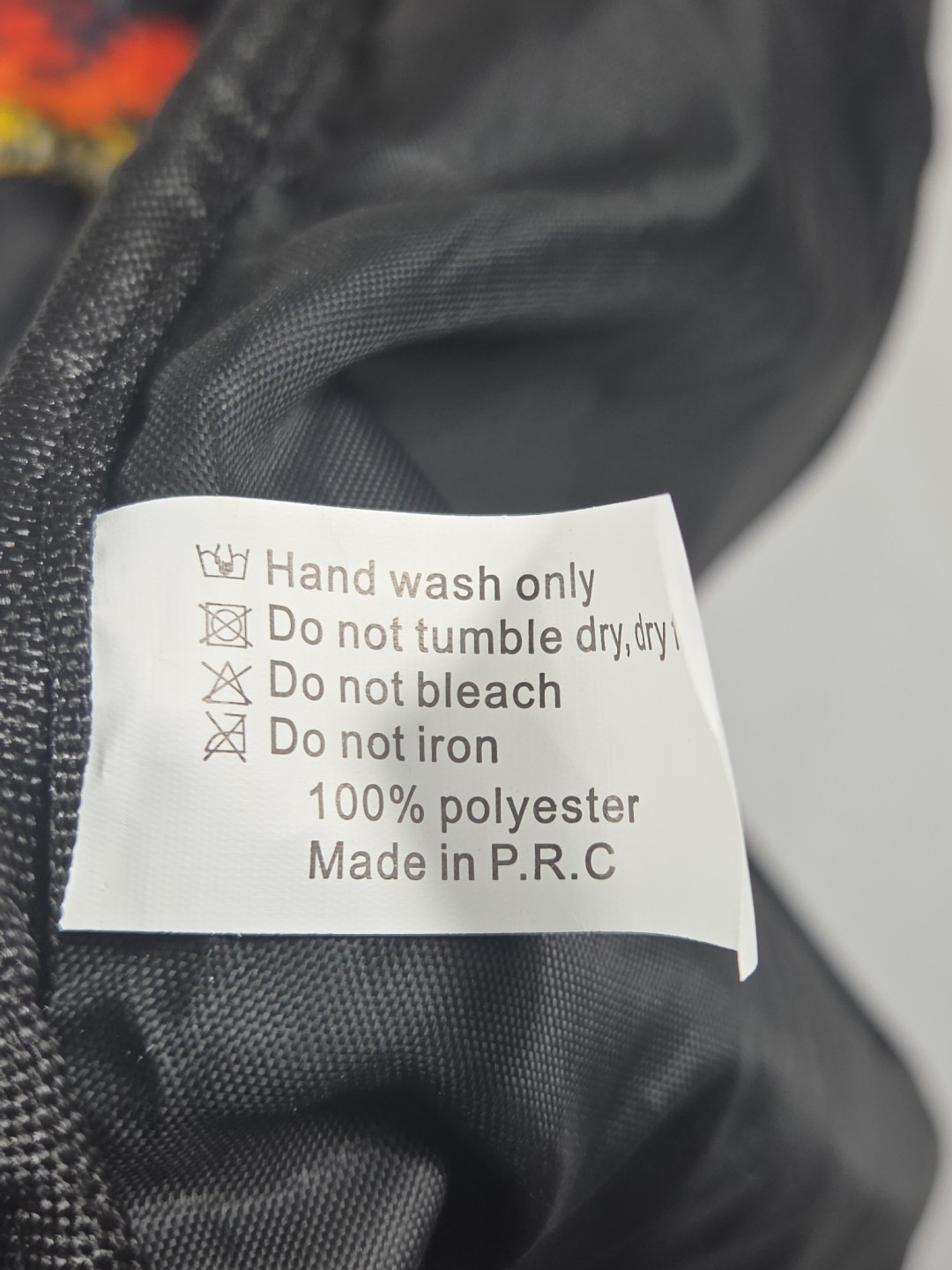 Orange Aztec Print Drawstring Backpack Large Capa… - image 5