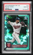 2022 Bowman Chrome Sapphire Edition Aqua 32/99 Royce Lewis #92 PSA 10 GEM MT i6e