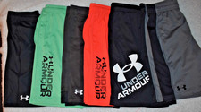 Lot of 6 Boy's Under Armor Athletic shorts size YL 14/16 