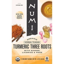 Numi Organic Tea Turmeric Three Roots