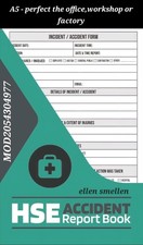 Accident Report Book Accident & Incident Report Book / Health And Safety Reco...