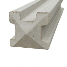 9FT ( 2.7m ) 3 - Way T Post Concrete Fence Post Reinforced Heavy Duty Fencing