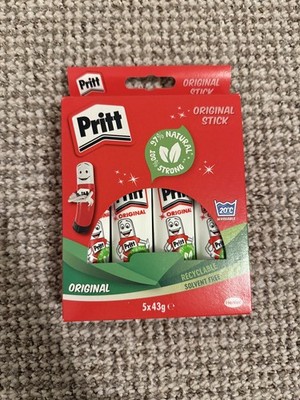  5 x 43g Pritt Klebestift Original - Ungiftig für Schule & Büro 