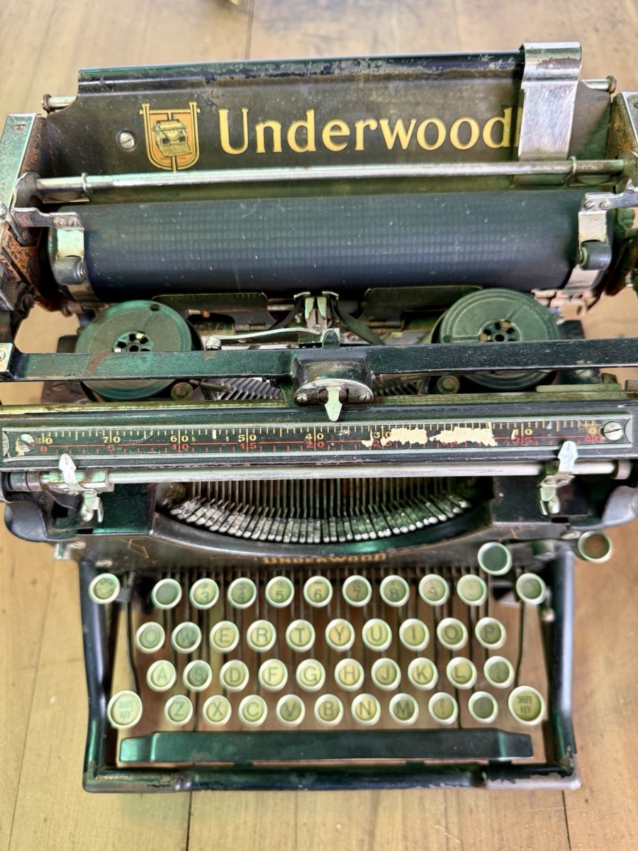 Antique Early 1900 Underwood Model 4 Vintage Typewriter 2233248-4