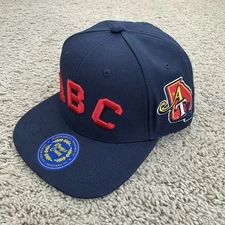 Atlanta Black Crackers Hat City Arch Youth Snapback Rings & Crwns NLB Side Patch