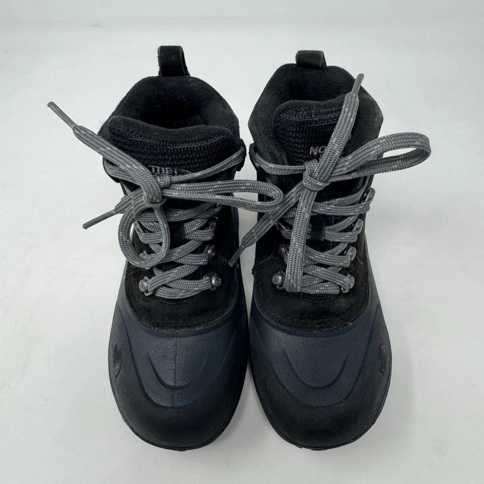 The North Face Black Insulated Waterproof Traction Sole Winter Boots Boy's 11 - Image 4 of 4