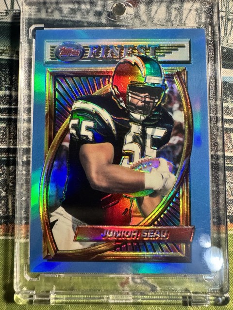 1994 Topps Finest ✨Refractor✨ Junior Seau #149 HOF NM-MT✨ CHARGERS ✨