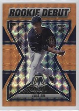 2022 Panini Mosaic Rookie Debut Fluorescent Orange Prizm /99 Luis Gil #RD-10 nd3