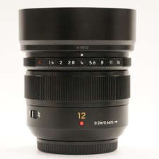 Panasonic Lumix 12mm F1.4 Leica DG Summilux - Micro Four Thirds – STK: 43033