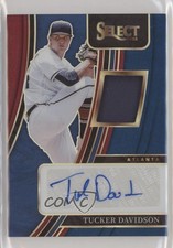 2022 Select Signature Materials Tri-Color Prizm 5/99 Tucker Davidson Auto 0a6