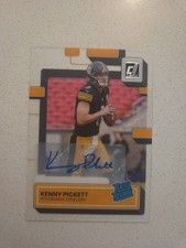 Kenny Pickett 2022 Panini Clearly Donruss Rated Rookie Autograph #51