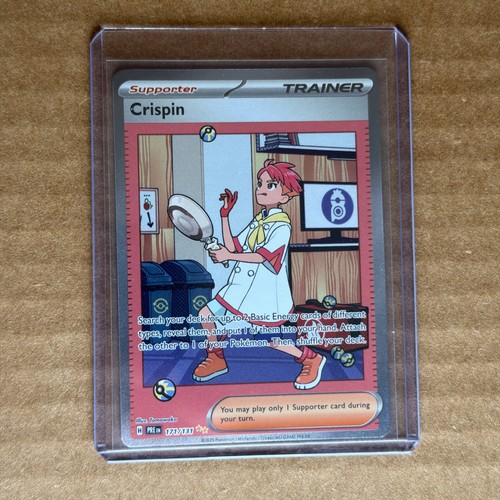 Pokemon Crispin 171/131 Prismatic Evolutions Special Illustration Rare NM