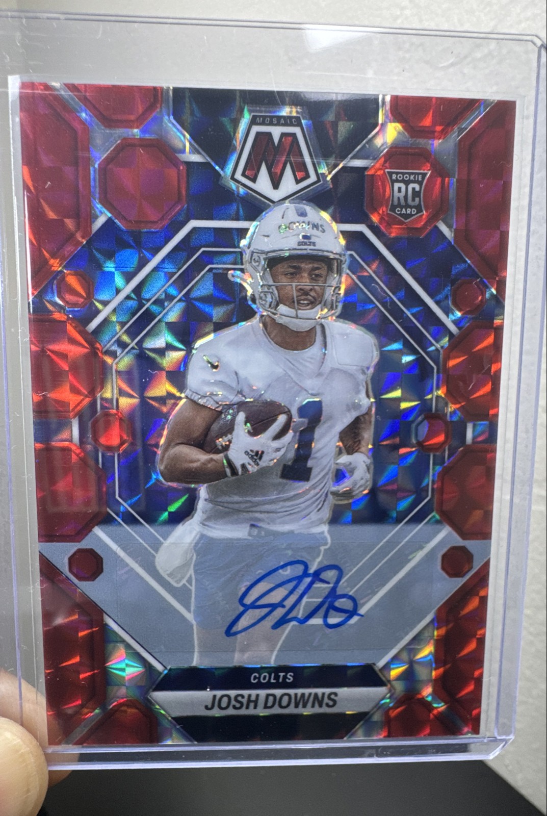 2023 Panini Mosaic - Rookies Josh Downs #339 Mosaic Prizm /199  (RC)