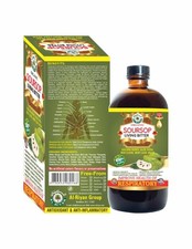 Organic Soursop Living Bitter Herbal Supplement   100 Natural   16oz