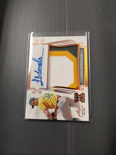 2023 Leaf Trinity Bronze Spectrum /99 Luis Morales #PA-LM1 Patch Auto