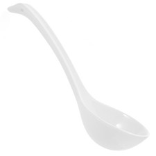 Ceramic Soup Ladle with Long Handle Ladle Porcelain Soup Spoons Stirring