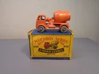 MATCHBOX LESNEY No 26A VINTAGE ERF CONCRETE TRUCK GRAY PLASTIC WHEELS VG IN BOX