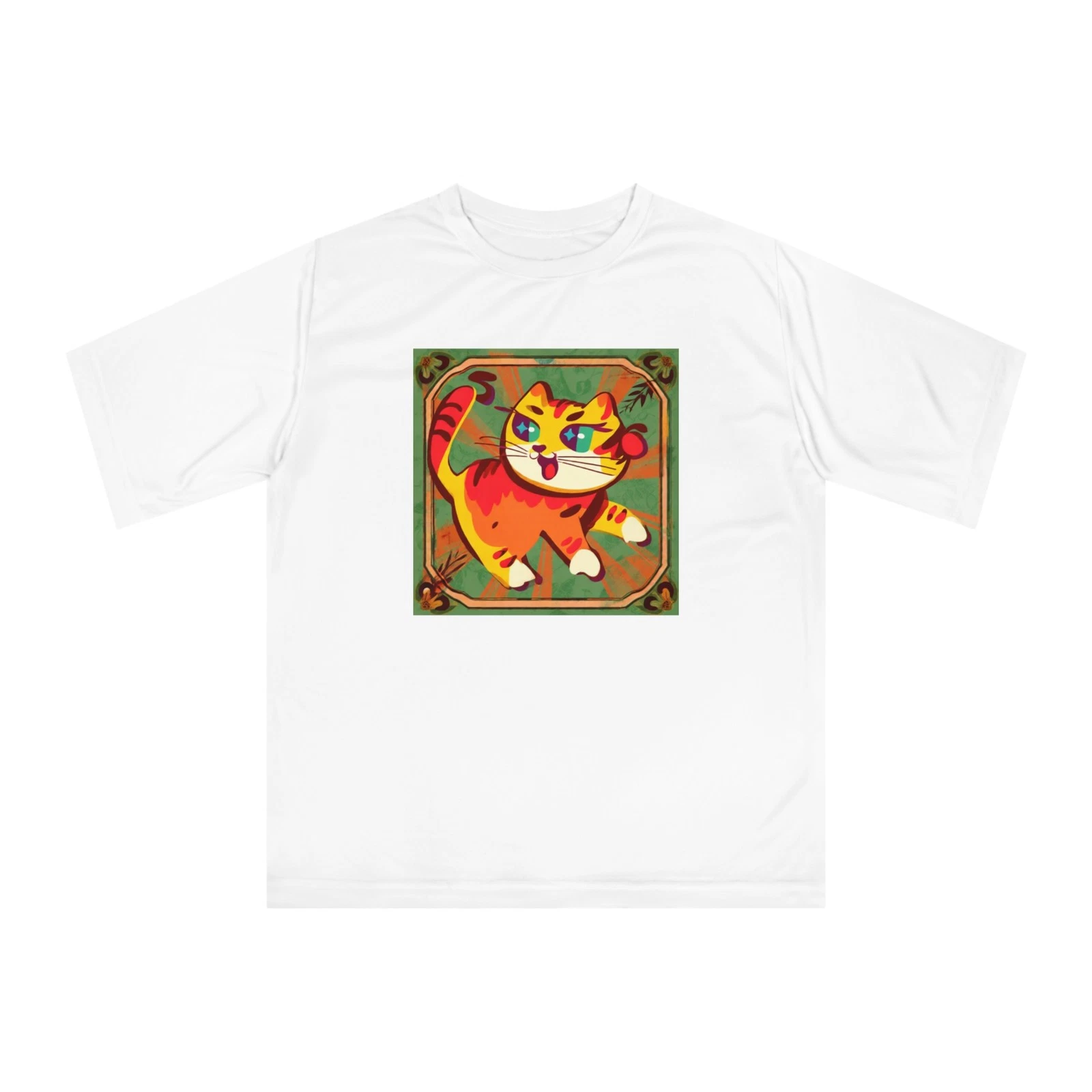 Playful Lucky Cat T-Shirt | Colorful Maneki Neko Graphic