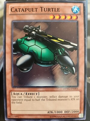 Catapult Turtle - Yugioh Water Monster - Vintage | eBay